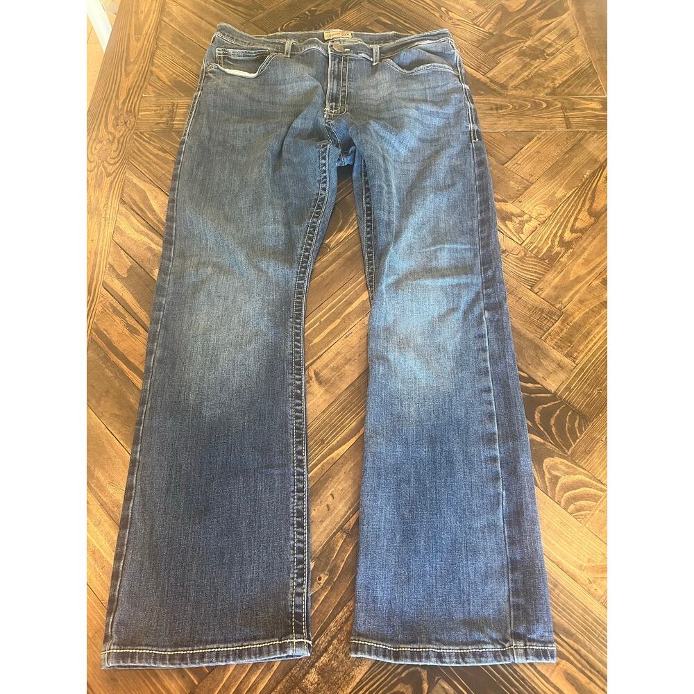 Wrangler 20X Vintage Bootcut Jeans Men 42 Western Cowboy Aztec Utility Workwear